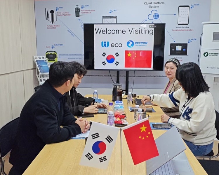 Lõuna-Korea kliendid külastavad Zetroni, et arutada gaasiohutuse lahendusi ja osoonianalüsaatorite projekte!